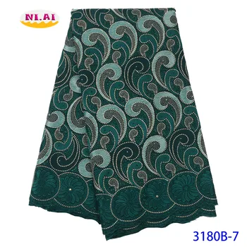 African Swiss Voile Lace With Stones Good Quality Embroidered Cotton Dry Lace For Men Green Lace Fabric 5yards/Lot NA3180B-2
African Swiss Voile Lace With Stones Good Quality Embroidered Cotton Dry Lace For Men Green Lace Fabric 5yards/Lot NA3180B-2