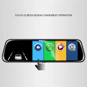 Driving Recorder 10-inch Touch Control Rear View Mirror HD Double Lens Reversing Image DVR
Driving Recorder 10-inch Touch Control Rear View Mirror HD Double Lens Reversing Image DVR