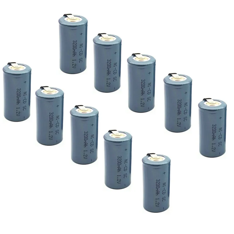 24PCS High quality Sub C SC 3200mAh NI-CD Rechargeable battery 1.2V battery Replacement 1.2v with tab Free shipping
24PCS High quality Sub C SC 3200mAh NI-CD Rechargeable battery 1.2V battery Replacement 1.2v with tab Free shipping