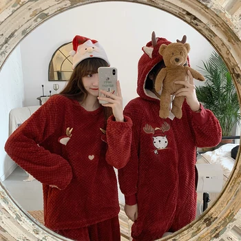 New Winter Thick Warm Pajamas Sets For Women Sleepwear Homes Clothing Pajama Home Wear Womens Pyjamas Set Velvet Pants Nightwear
New Winter Thick Warm Pajamas Sets For Women Sleepwear Homes Clothing Pajama Home Wear Womens Pyjamas Set Velvet Pants Nightwear