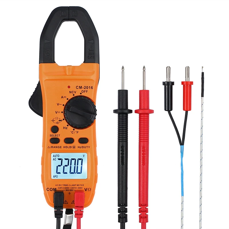 1PC 6000 True TRMS Counts Digital Clamp Meter Tester AC/DC Auto Range Multimeter Measurement Tool With Backlit LCD Screen
1PC 6000 True TRMS Counts Digital Clamp Meter Tester AC/DC Auto Range Multimeter Measurement Tool With Backlit LCD Screen