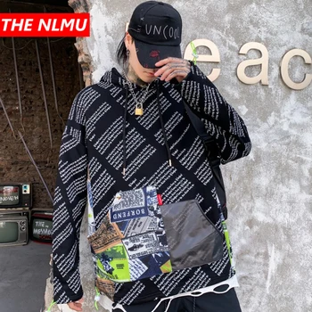 Harajuku Pocket Patchwork Hoodie Sweatshirt Men Hip Hop Print Pullover Hoodies Streetwear Casual Fashion Tops Autumn 2019 WG617
Harajuku Pocket Patchwork Hoodie Sweatshirt Men Hip Hop Print Pullover Hoodies Streetwear Casual Fashion Tops Autumn 2019 WG617