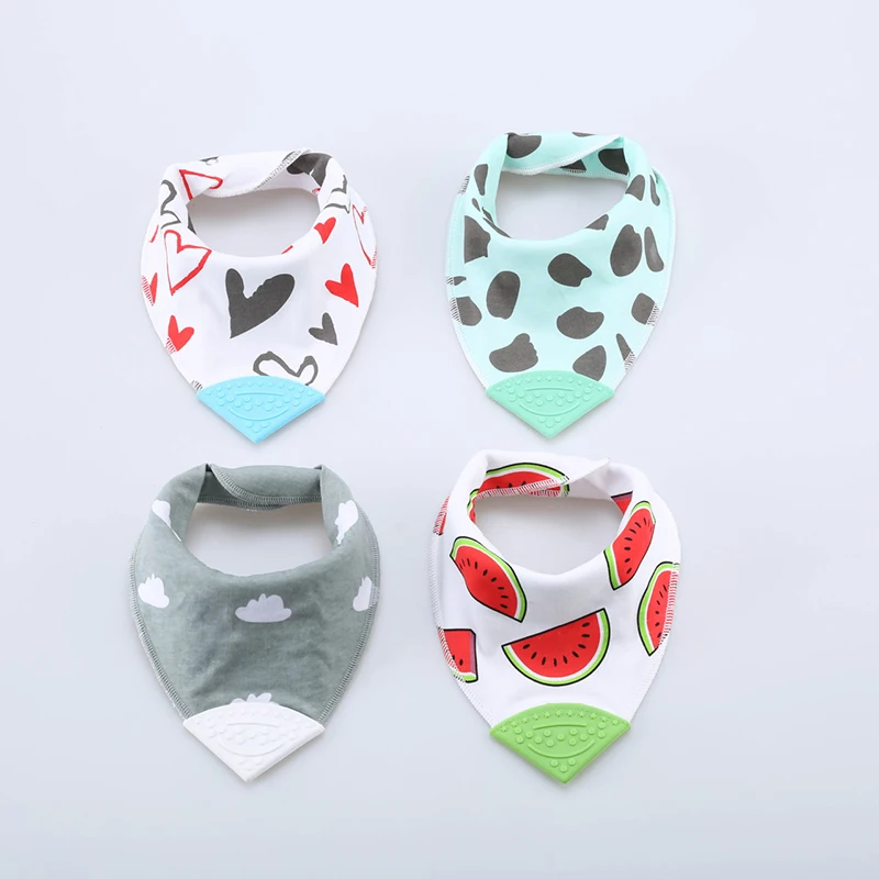 Burp Cloth for Baby Bib Chewable Nursing Breast Feeding Newborn Bandana with Silicone Teether Multifunction 4pcs/set YAB019
Burp Cloth for Baby Bib Chewable Nursing Breast Feeding Newborn Bandana with Silicone Teether Multifunction 4pcs/set YAB019