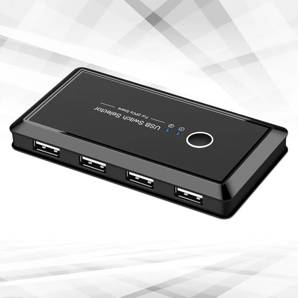 1PC Professional Practical Durable 4 Ports Switcher Selector Sharer for Keyboard Printer Mouse
1PC Professional Practical Durable 4 Ports Switcher Selector Sharer for Keyboard Printer Mouse