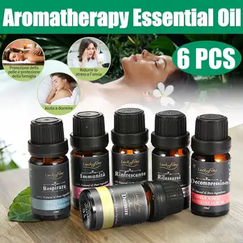 6Pcs/set Pure Aromatherapy Essential Oil Pure Essential Oils Gift Set With Relaxation Immunity Sleep Decompression Breathe Refre
6Pcs/set Pure Aromatherapy Essential Oil Pure Essential Oils Gift Set With Relaxation Immunity Sleep Decompression Breathe Refre