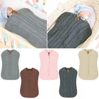 Pure Colo Knitted Baby Sleeping Bag Envelope Zipper Newborn Bedding Blanket Swaddle Wrap Kid Protection Accessories
Pure Colo Knitted Baby Sleeping Bag Envelope Zipper Newborn Bedding Blanket Swaddle Wrap Kid Protection Accessories
