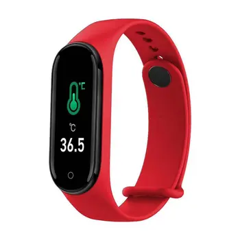 M5 Pro Smart Bracelet Body Temperature Information Synchronization Bracelet Heart Rate Fitness Tracker Sleep Detection
M5 Pro Smart Bracelet Body Temperature Information Synchronization Bracelet Heart Rate Fitness Tracker Sleep Detection