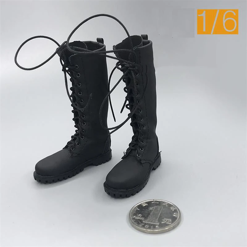 For Sale 1/6th Black Gothic Boots Solid Shoes Model For Usual 12inch Body Action Collectable
For Sale 1/6th Black Gothic Boots Solid Shoes Model For Usual 12inch Body Action Collectable