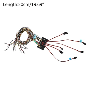 4 Channel Wireless Signal Transmission Receiving Module and 17 LED Linkage Light Group for Axial SCX10 1/10 RC Rock Crawler Car
4 Channel Wireless Signal Transmission Receiving Module and 17 LED Linkage Light Group for Axial SCX10 1/10 RC Rock Crawler Car