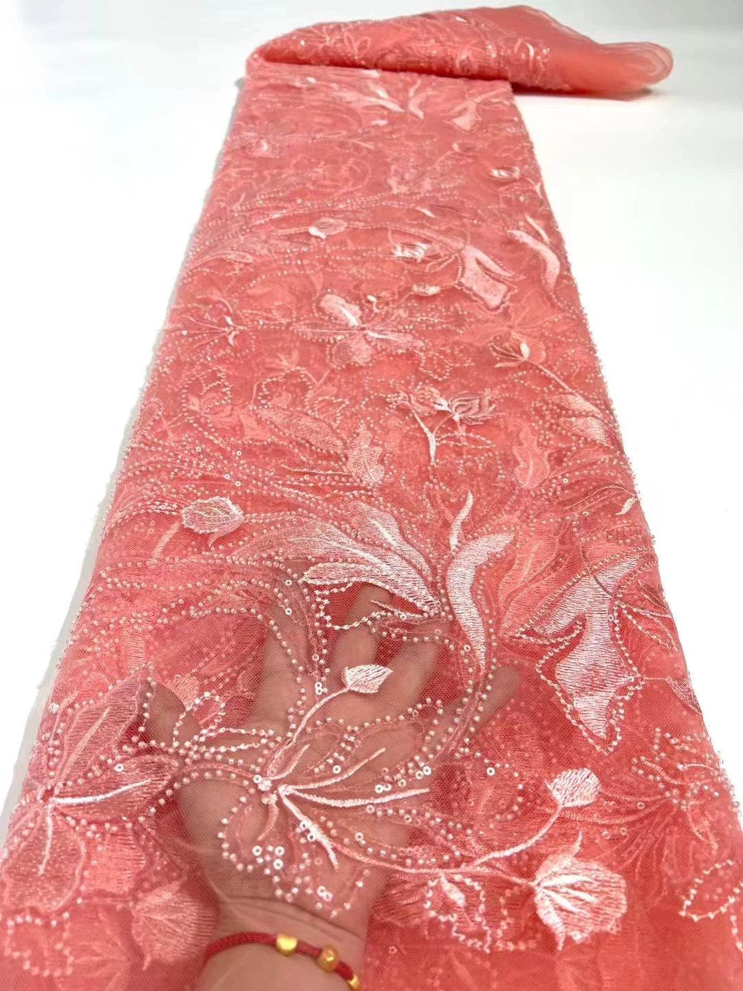 NFJN02 Big Quality African Net Lace with Sequins&Beads,Beautiful Flower Embroidered French Tulle Lace for Party/Wedding Dress!
NFJN02 Big Quality African Net Lace with Sequins&Beads,Beautiful Flower Embroidered French Tulle Lace for Party/Wedding Dress!