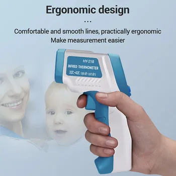 Digital LCD Industrial Forehead Infrared Thermometer Laser Pyrometer IR Thermometer Handheld Non-Contact Temperature Meter Gun
Digital LCD Industrial Forehead Infrared Thermometer Laser Pyrometer IR Thermometer Handheld Non-Contact Temperature Meter Gun