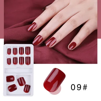 2019 Hot 12-piece Fake Nail Patch Detachable Wearable Solid Color False Nail Patch Nail Art Detachable Tips Manicure Women t6
2019 Hot 12-piece Fake Nail Patch Detachable Wearable Solid Color False Nail Patch Nail Art Detachable Tips Manicure Women t6
