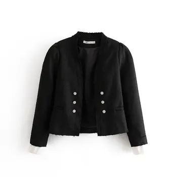 New winter WF1325-80 Euro-American Style Lady's New Small Fragrance Poplin Sleeve Brick-and-Stone Button Jacket
New winter WF1325-80 Euro-American Style Lady's New Small Fragrance Poplin Sleeve Brick-and-Stone Button Jacket