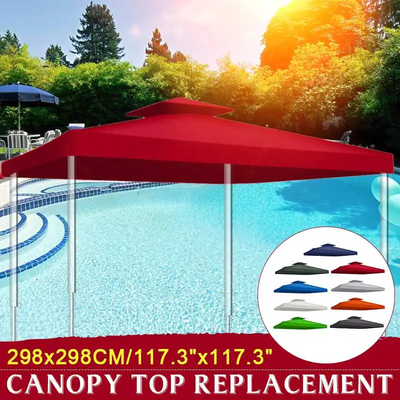 2pcs 3x3m Shade Gazebo Tents Cover Garden Patio Pool Party UV Protection Waterproof dust Cloth Canopy Outdoor Picnic Sun Shelter
2pcs 3x3m Shade Gazebo Tents Cover Garden Patio Pool Party UV Protection Waterproof dust Cloth Canopy Outdoor Picnic Sun Shelter