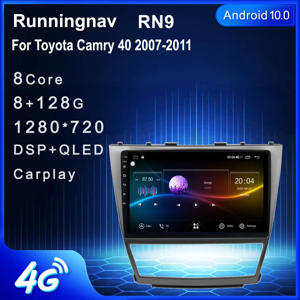 4G LTE Android 10.1/9/8.1 Fit TOYOTA CAMRY 2009 2010 2011 Multimedia Stereo Car DVD Player Navigation GPS Radio | Автомобили и