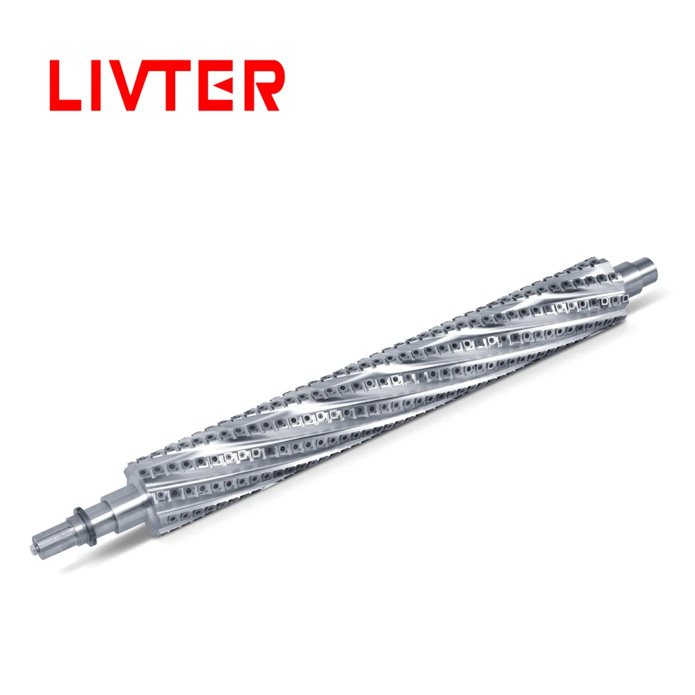 LIVTER Customized Light Cutting Helical Spiral Cutter Head with Changeable Carbide Blade Jointer Planer Machine Parts
LIVTER Customized Light Cutting Helical Spiral Cutter Head with Changeable Carbide Blade Jointer Planer Machine Parts
