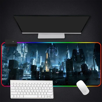 RGB Mouse Pad Large Gaming Luminous Waterproof Non-slip Rubber Desk Mat Punk Anime Mousepad Computer Laptop Keyboard Desk Pad
RGB Mouse Pad Large Gaming Luminous Waterproof Non-slip Rubber Desk Mat Punk Anime Mousepad Computer Laptop Keyboard Desk Pad