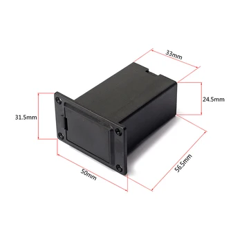 New 1pc 9V Battery Black Holder Case Box Compartment Cover Guitar Bass Pickup R9UA
New 1pc 9V Battery Black Holder Case Box Compartment Cover Guitar Bass Pickup R9UA
