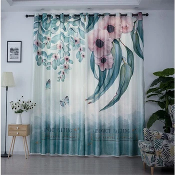 Curtain custom printing modern minimalist style shading living room bedroom study leaves curtains
Curtain custom printing modern minimalist style shading living room bedroom study leaves curtains