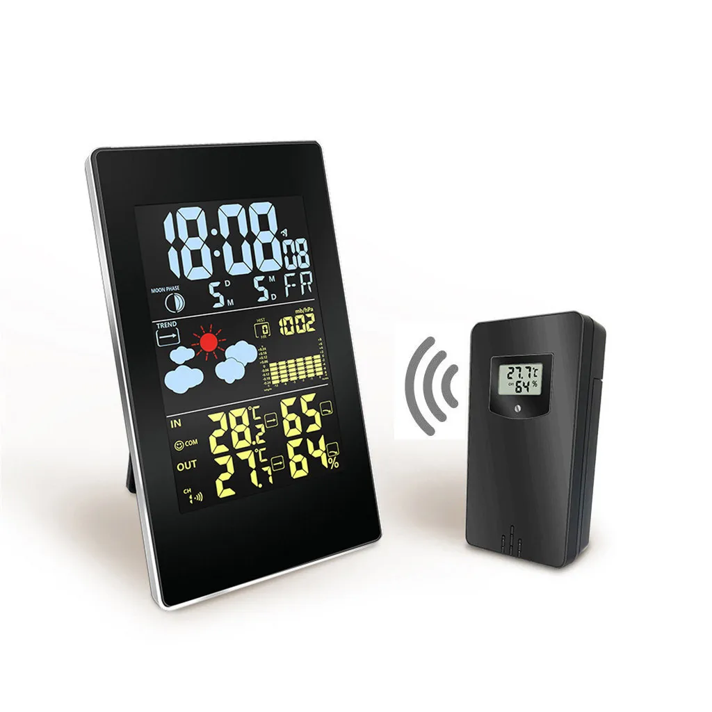 Digital Alarm Clock LED Mirror Clock Multifunction Digital Display Thermometer Humidity Clock Colorful Alarm Calendar Weather
Digital Alarm Clock LED Mirror Clock Multifunction Digital Display Thermometer Humidity Clock Colorful Alarm Calendar Weather