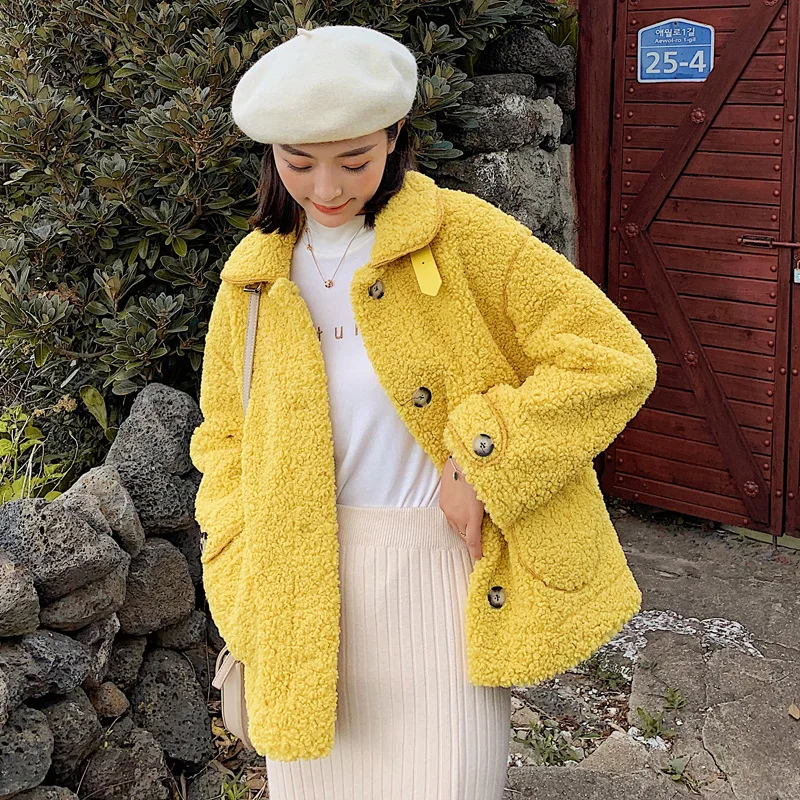 Autumn And Winter New Style ke li rong Lambs Wool Thick Fur Sheep Shearing Woolen Jacket Women's
Autumn And Winter New Style ke li rong Lambs Wool Thick Fur Sheep Shearing Woolen Jacket Women's