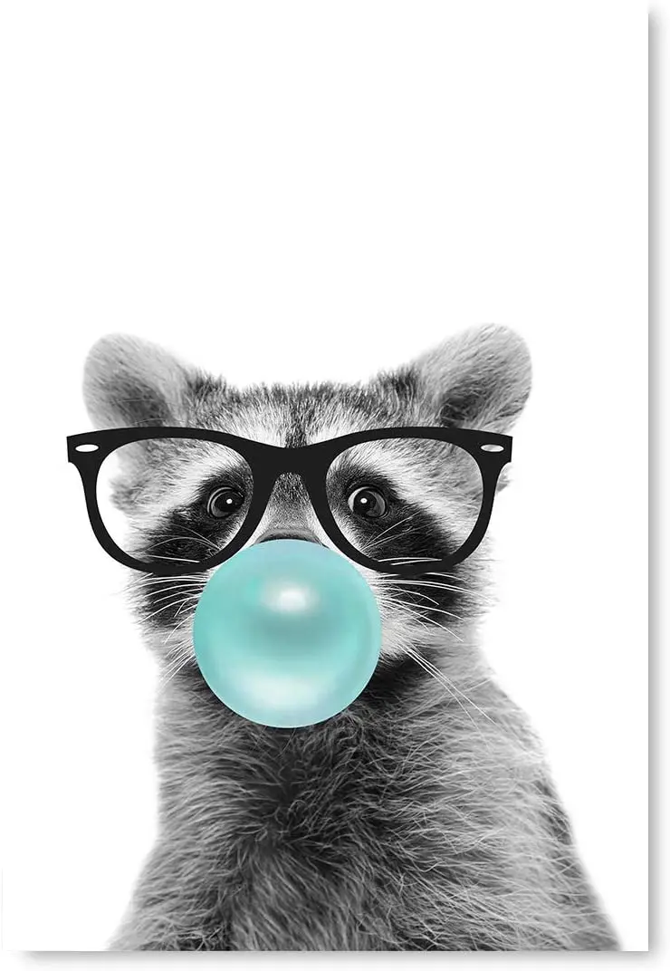 Funny Raccoon Blowing Bubble Gum Poster Decor Bubble Gum Tin Sign 8x12 Inch Home Kitchen Bedroom Bar Sign Decoration
Funny Raccoon Blowing Bubble Gum Poster Decor Bubble Gum Tin Sign 8x12 Inch Home Kitchen Bedroom Bar Sign Decoration