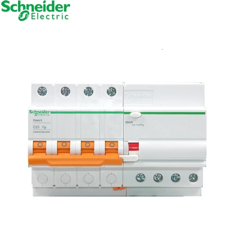 

Schneider electric Residual current protection circuit breaker EA9R 4P 6A 10A 16A 20A 25A 32A 40A 50A 63A type C EA9RN*C*30CA