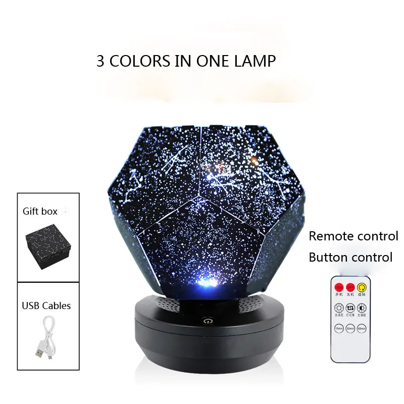 Starry Sky Rotating LED Star Projector WithRemote Control/ usb charging full of stars Design for Bedroom Night Light for Kids
Starry Sky Rotating LED Star Projector WithRemote Control/ usb charging full of stars Design for Bedroom Night Light for Kids