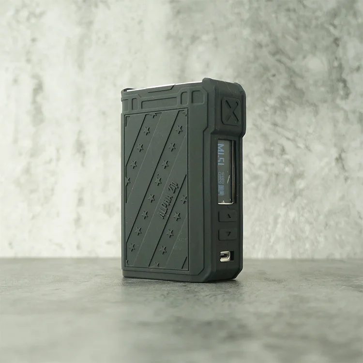 Защитный силиконовый чехол для VOOPOO ALPHA на молнии текстурный защитный резиновый |