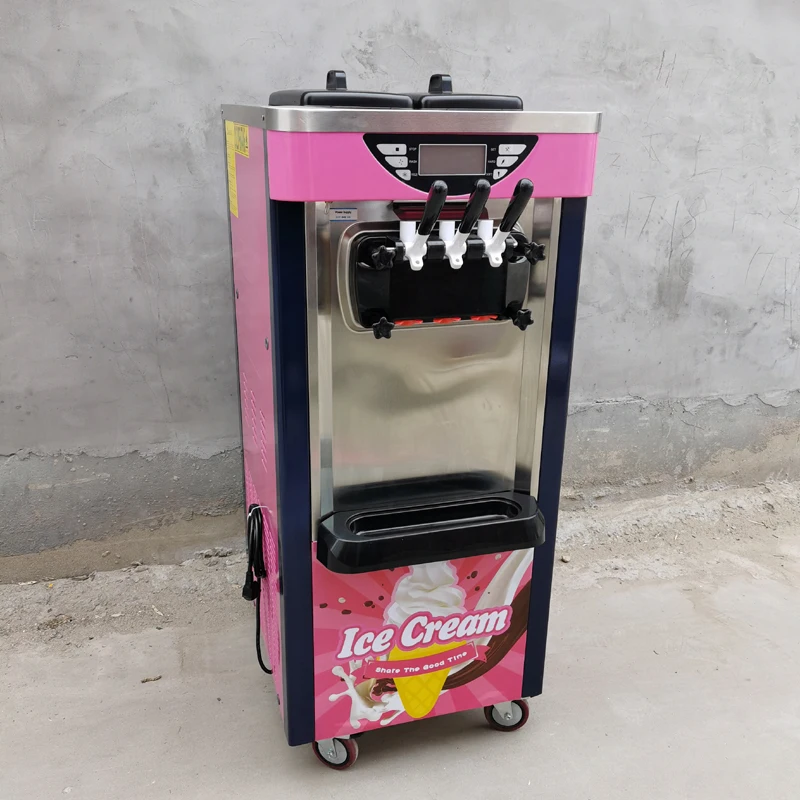 3 Flavor Ice Cream Machine Commercial Vertical Soft Ice Cream Makers 110 220V
3 Flavor Ice Cream Machine Commercial Vertical Soft Ice Cream Makers 110 220V