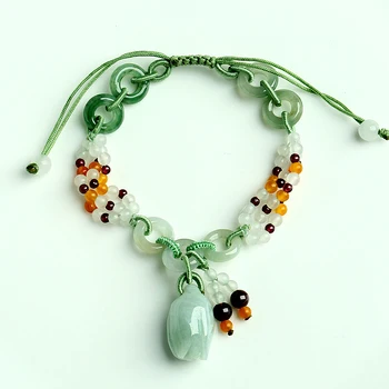 2020 New Natural Jade Roses Braided Bracelet Genuine A Goods Emerald Retractable Bracelet Female Simple Jewelry Free Shipping
2020 New Natural Jade Roses Braided Bracelet Genuine A Goods Emerald Retractable Bracelet Female Simple Jewelry Free Shipping