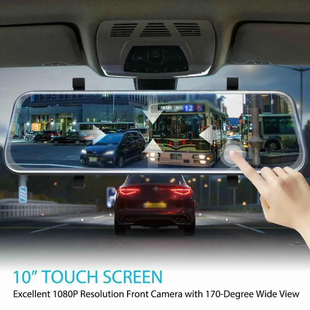 Dual Recording Front And Rear Driving Recorder Matte Night Vision 10-inch IPS Screen Driving Recorder
Dual Recording Front And Rear Driving Recorder Matte Night Vision 10-inch IPS Screen Driving Recorder