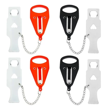 4 Pcs Portable Door Lock Solid Travel Lock Safety Heavy Duty Lock for Traveling, AirBNB, Hotel, Home, Apartment,School
4 Pcs Portable Door Lock Solid Travel Lock Safety Heavy Duty Lock for Traveling, AirBNB, Hotel, Home, Apartment,School
