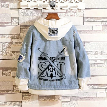 Game Sword Art Online SAO Kirigaya Kazuto Hoodies Jackets Cosplay costumes Men women Cartoon cowboy jacket Couple costume
Game Sword Art Online SAO Kirigaya Kazuto Hoodies Jackets Cosplay costumes Men women Cartoon cowboy jacket Couple costume