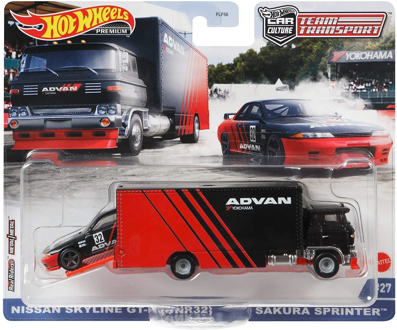 Hot Wheels Car NISSAN SKYLINE GT-R BNR32 SAKURA SPKURA SPRINTER Car Culture Team Transport Collector Edition Metal Car FLF56
Hot Wheels Car NISSAN SKYLINE GT-R BNR32 SAKURA SPKURA SPRINTER Car Culture Team Transport Collector Edition Metal Car FLF56