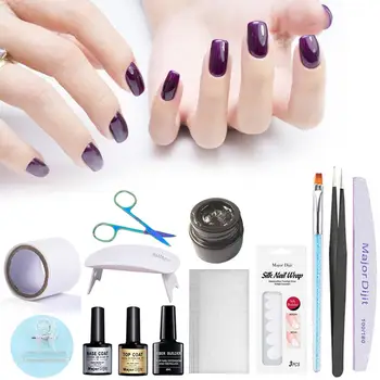 Nail Extension Repair Nail Set 6W UV LAMP For Manicure Gel Nail Polish Set Kit Gel Varnish Electric Manicure Sets Nail Art Tools
Nail Extension Repair Nail Set 6W UV LAMP For Manicure Gel Nail Polish Set Kit Gel Varnish Electric Manicure Sets Nail Art Tools