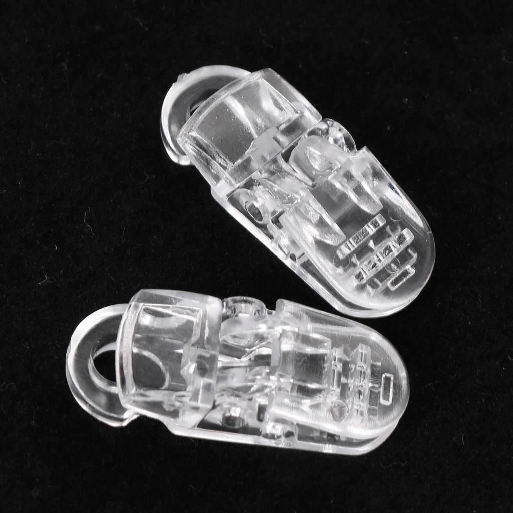Pack of 10 Clear Baby Pacifier T Shape Clips for Soother/Dummy/Bib/Suspender/Paci/Toy Holder with Gripping Teeth Pack of 10 Clear Baby Pacifier T Shape Clips for Soother/Dummy/Bib/Suspender/Paci/Toy Holder with Gripping Teeth