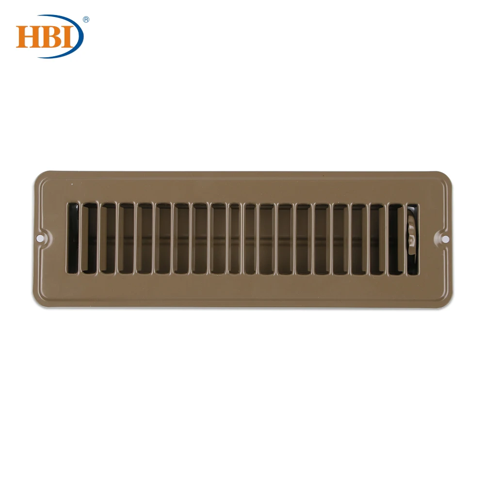 HBI 2" x 10" Brown Floor Air Register Floor Diffuser with Holes for RV and Home Vent Plastic Steel
HBI 2" x 10" Brown Floor Air Register Floor Diffuser with Holes for RV and Home Vent Plastic Steel