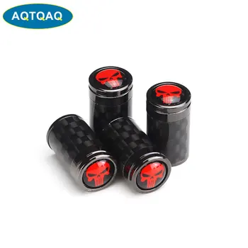 Tire Valve Caps (4 Pcs/Set ) Copper +Carbon Fiber, Universal Skull Style Stem Covers for Toyota BMW
Tire Valve Caps (4 Pcs/Set ) Copper +Carbon Fiber, Universal Skull Style Stem Covers for Toyota BMW