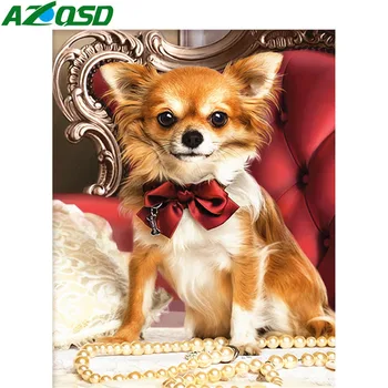 AZQSD 5d Diamond Painting Dog Animal Full Drill Picture Of Rhinestoneds Needlework Home Decoration Craft Kit Cross Stitch
AZQSD 5d Diamond Painting Dog Animal Full Drill Picture Of Rhinestoneds Needlework Home Decoration Craft Kit Cross Stitch