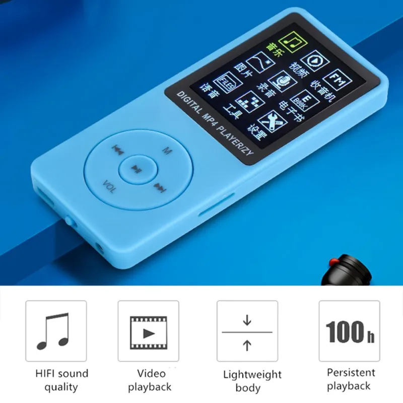 1.8 inch Large Screen MP3/MP4 Player FM Stereo Radio Video Sports Digital HIFI Music Player
1.8 inch Large Screen MP3/MP4 Player FM Stereo Radio Video Sports Digital HIFI Music Player