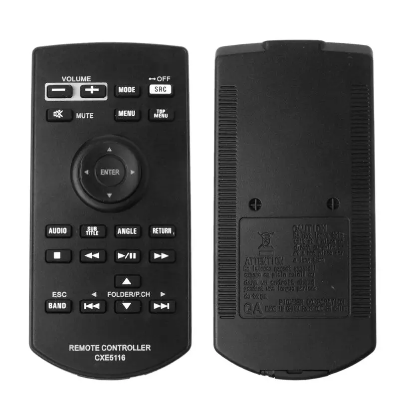 Remote Control Controller Replacement for PIONEER CXE5116 AVH-1300NEX AVH-X390BS AVH-2300NEX AVH-X490BS AVH-290BT
Remote Control Controller Replacement for PIONEER CXE5116 AVH-1300NEX AVH-X390BS AVH-2300NEX AVH-X490BS AVH-290BT