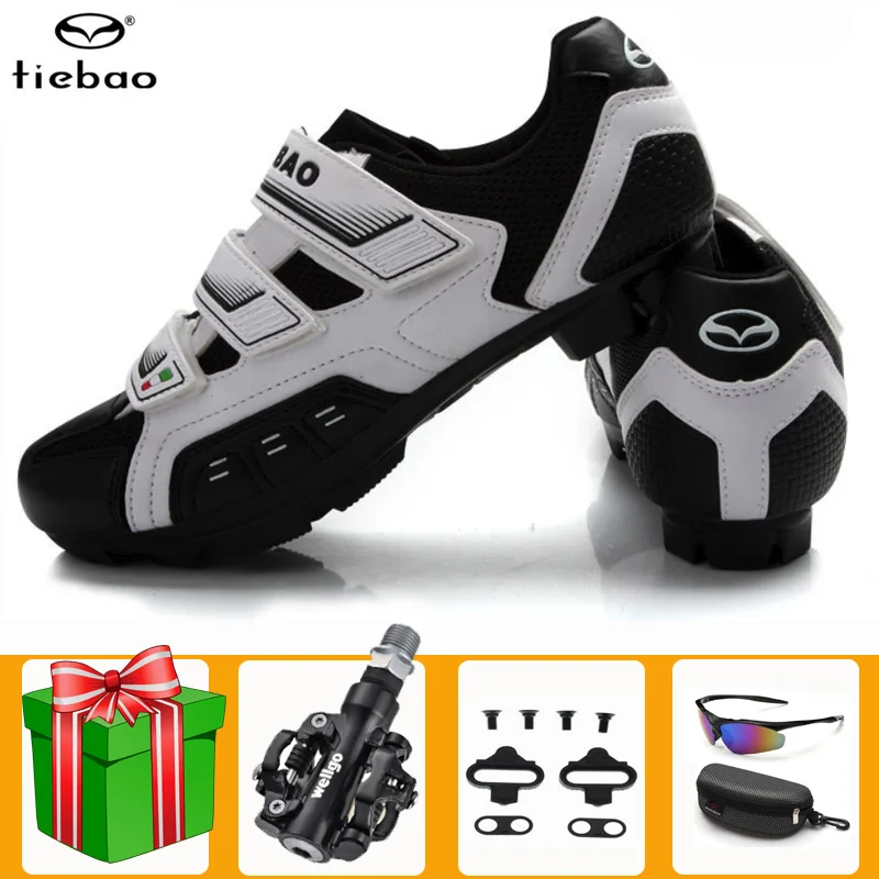 Tiebao Cycling Shoes add SPD pedal set Sapatilha Ciclismo Mtb Mountain Bike Bicycle Lock Shoes Riding Shoes Men sneakers Women
Tiebao Cycling Shoes add SPD pedal set Sapatilha Ciclismo Mtb Mountain Bike Bicycle Lock Shoes Riding Shoes Men sneakers Women