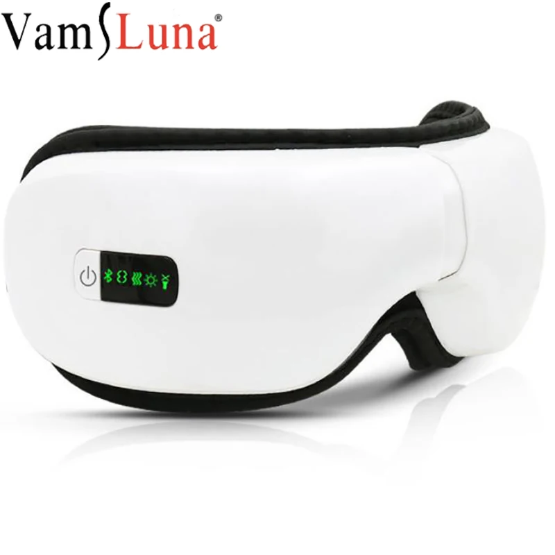 Smart USB Electric Heated Eye Massager Mask Wireless Foldable Adjustable 3Model