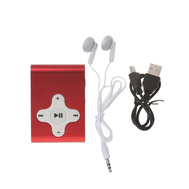 Mini Clip Metal MP3 Music Media Player Support Micro SD Card + USB Cable Earphone DXAC
Mini Clip Metal MP3 Music Media Player Support Micro SD Card + USB Cable Earphone DXAC