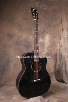

Finlay 40" Cutaway Acoustic Guitar,Solid Spruce Top/Mahogany Body, guitars china With Hard case,matt blue FG-A412C,black