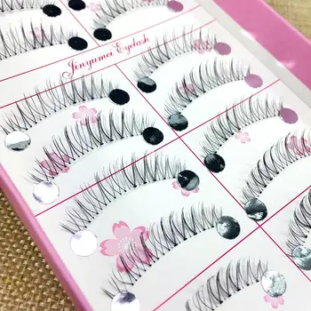 YOKPN Handmade Japanese False Eyelashes Sharpening False Eyelashes Net Red Curly Nude Makeup Bridal Makeup Eyelashes 10 Pairs
YOKPN Handmade Japanese False Eyelashes Sharpening False Eyelashes Net Red Curly Nude Makeup Bridal Makeup Eyelashes 10 Pairs