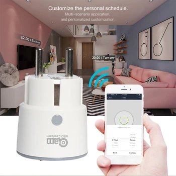 NEO Coolcam WiFi EU Smart Plug WiFi 16A Intelligent 2.4GHz Wireless Plug Outlet Remote Control Appliance Socket
NEO Coolcam WiFi EU Smart Plug WiFi 16A Intelligent 2.4GHz Wireless Plug Outlet Remote Control Appliance Socket