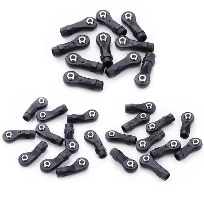 10pcs M4 Plastic Ball End Black Rod End Link Balls for TRX-4 RC Vehicle Trackers 1:10 RC Crawler Car RC Cars Accessories
10pcs M4 Plastic Ball End Black Rod End Link Balls for TRX-4 RC Vehicle Trackers 1:10 RC Crawler Car RC Cars Accessories