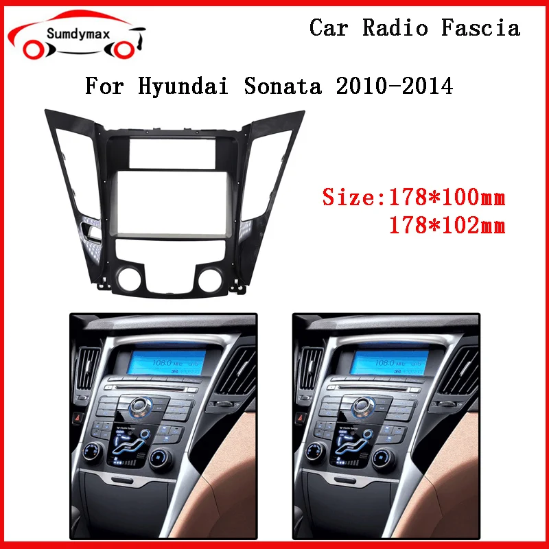 Double din Car Radio DVD GPS Plastic Fascia Panel Frame for Hyundai sonata 2010-2014 Dash Mount Kit
Double din Car Radio DVD GPS Plastic Fascia Panel Frame for Hyundai sonata 2010-2014 Dash Mount Kit